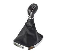 Pomo Cambios Marcha para Opel para Insignia 2008-2017 Mango Cuero Negro para Coche Polaina Engranaje Funda Antipolvo Perilla Cambio Nivel Engranaje Perilla Cambio Marchas