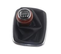 Pomo Cambios Marcha para VW para Golf 4 IV para MK4 para GTI para R32 12MM Perilla De Palanca De Cambios De Madera Palanca De Cambios Chaqueta Antipolvo Perilla Cambio Marchas(3)