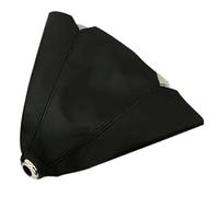 Pomo Cambios Palanca Abrazadera Cambio Coche Cubierta Bota Mango Manual Automático Fibra Carbono Cuero 16mm Polvo Universal(Black line)