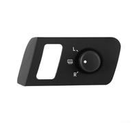 Pomo de ajuste del interruptor del espejo lateral del coche, compatible con TOURAN 1T1 2004-2015, perilla de ajuste de control eléctrico, repuesto del interruptor del espejo, color negro