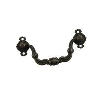 Pomo de aleación de zinc para cajones de gabinete, tiradores de muebles vintage, manija decorativa para cómoda, cocina, armario, puerta, anillos de cajón vintage