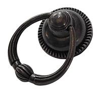 Pomo De Anillo De Tiro WenRan De Aspecto Vintage, Pomo De Tiro De Cajón, Colgante, Manijas De Tirón De Bronce Antiguo Oscuro, Diámetro Del Anillo De Tracción: 1,61 "(41 Mm) (4)