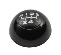 Pomo de cambio automático 5/6 para perilla de cambio velocidad, palanca cambios, cubierta tapa balonmano para Alfa, Romeo, para Giulietta 2010-2018, accesorios estilo coche(5 Speed Black Cap)