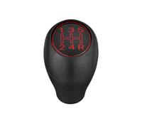 Pomo de cambio de coche Palanca de palanca cambios 5 velocidades Compatible con para Peugeot 504 505 309 205 GTI CTI negro/blanco/rojo/verde/amarillo accesorios coche(Rojo)