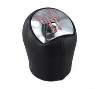 Pomo de cambio de color plateado brillante compatible con Megane para Clio II para Twingo para Laguna con capa antioxidante y fiabilidad a largo plazo (rojo)