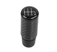 Pomo de cambio de fibra de carbono superior de aluminio (negro)