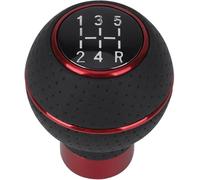 Pomo de cambio de marchas M8 M10 M11 M12 5 para velocidad Perilla de nivel marcha universal Palanca cambios Cabezal(Rojo)