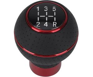 Pomo de cambio de marchas M8 M10 M11 M12 5 para velocidad Perilla de nivel marcha universal Palanca cambios Cabezal(Rojo)