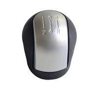 Pomo de cambio de marchas Para perilla de palanca cambios cuero cromado para coche, arranque Gaitor para Opel para Vectra C 20022005(5-R-MS-Speed)