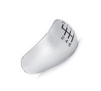 Pomo de cambio de marchas Perilla de palanca cambios coche, para insignia, emblema, tapa perilla, reemplazo inserción 5/6 velocidades para Fusion, para Fiesta V, para Tourneo y para Connect(6 Speed)