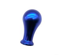 Pomo de cambio manual de carreras hecho de aleación de aluminio diseñado para adaptarse a roscas comunes de palanca de transmisión manual con mínima adaptación necesaria (azul)