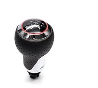 Pomo de cambio marchas Para A3 Para A4 B6 B7 B8 Para A6 S4 8K Para A5 8T Para Q5 8R Perilla palanca cambios coche 5 6 velocidades cambio marchas manual Palanca Cubierta palanca camb( Red R123456)