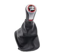 Pomo de cambio marchas Para A3 S3 8p 2003-2013 para A4 S4 para Q5 para SLine 2007 2008 2009 2010-2015 cubierta maletero coche mango 6 velocidades cambios 5 Cubierta palanca camb( 6 Speed Type 2)