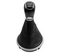 Pomo de cambio marchas Para Skoda Para Fabia 2II Para MK2 Para Combi Para Scout 2007-2014 Perilla Palanca Cambios Coche Accesorios Estilo Palanca Perilla Cambio Marchas Cubierta palanca camb( 5 Speed)
