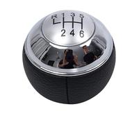 Pomo de Cambio para Mini Cooper R55 R56 R57 R58 R59 R60 R61 - Mando Cambio Marchas Deportivo Antideslizante Pomo Palanca Cambios Coche,Silver- 6-Speed
