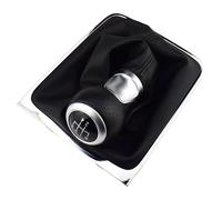 Pomo De Cambio Para VW Para P&assat B6 2005 2006 2007 2008 2009 2010 2011 5/6 Velocidad Perilla De Cambio Marchas Palanca Cambios Funda Collar(Plata,6 speed)
