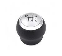 Pomo de cambio Perilla de cambio marchas para TOYOTA, para AVENSIS, para YARIS para RAV4, D4D, URBAN, para AURIS para Corolla 07-13(6-Speed Silver)