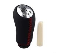 Pomo de cambio personalizado para Renault Clio 3 para Megane 2 2003-2009 con funcionamiento manual de 5 velocidades y estética limpia (línea roja)