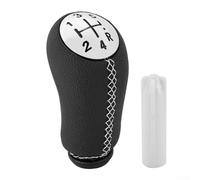Pomo de cambio personalizado para Renault Clio 3 para Megane 2 2003-2009 con operación manual de 5 velocidades y estética limpia (línea blanca)