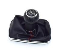 pomo de cambio Polaina Palanca Cambio Marchas | Para VW Para Golf 4 IV MK4 GTI R32 Para Bora Para Jetta Cuero PU y plástico ABS duradero(5 Speed-1)
