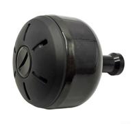 Pomo de carrete de pesca, bola de agarre de fibra de carbono de 19 g con múltiples opciones de color para modificación y actualizaciones de carrete SW4000-10000 (negro)