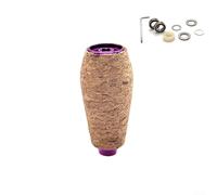 Pomo de carrete de pesca de repuesto para espátula Daiwa para ZILLION para CURADO para ANTARES para METANIO, mango de corcho EVA con eje de metal, llave hexagonal y rodamientos incluidos (1 juego