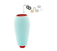 Pomo de carrete de pesca EVA con piezas de metal para DRT MK1 para Daiwa para espátula para metanio para Curado para Aldebarán para Antares (1 juego rojo)