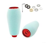 Pomo de carrete de pesca EVA con piezas de metal para DRT MK1 para Daiwa para espátula para metanio para Curado para Aldebarán para Antares (2 juegos rojos)