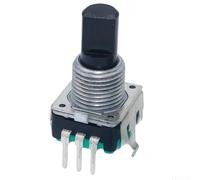 Pomo de codificador giratorio con interruptor de presión para mezclar paneles de consola y equipos de procesamiento de señales de audio