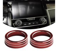 Pomo de control de aluminio colorido para anillo de 3 x 3 x 3 cm, opciones de color coloridas disponibles en rojo, por lo que es más único y elegante (rojo)