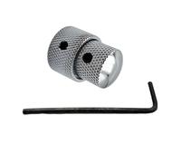 Pomo de doble capa para bajos de metal de alta calidad para un control suave y compatibilidad universal, perilla de repuesto para bajos eléctricos
