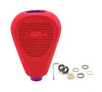 Pomo de EVA refinado apto para DAIWA y DRT CQ200 para carretes TATULA 300 con juntas de rodamientos y herramientas de montaje (morado rojo)