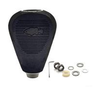 Pomo de EVA refinado apto para DAIWA y DRT CQ200 para carretes TATULA 300 con juntas de rodamientos y herramientas de montaje (gris negro)