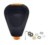 Pomo de EVA refinado para DAIWA y DRT CQ200 para carretes TATULA 300 con juntas de rodamientos y herramientas de montaje (oro negro)