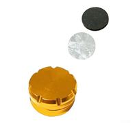 Pomo de freno de aleación de aluminio para carretes de pesca Daiwa 22 TATULA TW 80 & SV 70 Casting - 10 opciones de color, incluye 2 arandelas, 6 x 4 cm, 1.2 g (dorado)