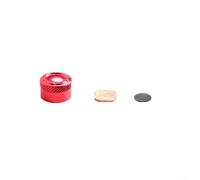 Pomo de freno de carrete de pesca, aleación de aluminio ligero, tapón mecánico de carrete de cebo para Daiwa Tatula perilla ajustable ampliada (19 para TATULA 100 rojo)