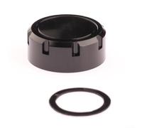 Pomo de freno de carrete para carrete de cebo Daiwa 24 SV, perilla de afinación fina de aleación de aluminio diseñada para una tensión precisa de la bobina y fácil instalación (negro gris)