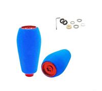 Pomo de mango de metal EVA para Curado para carretes de metanio Metal EVA (rojo 2set)