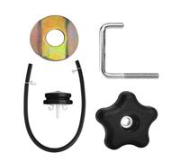 Pomo de mango para soplador de nieve, kit de reparación de cerradura de perilla para área comercial, parque, dispositivo de invierno, mantenimiento de máquinas de patio al aire libre