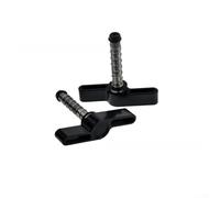 Pomo de manillar de aleación de aluminio ligero, para bicicletas plegables compatible con modelos estilo BROMPTON, agarre ergonómico para un ajuste cómodo (negro)