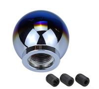 Pomo de metal automotriz con acabado metálico brillante diseñado para adaptarse a tipos de transmisión manual y automática (colorido)