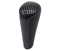 Pomo de palanca de cambios automático compatible con Peugeot 206 207 208 301 307 308 407 408 607 3008 5008 RCZ reemplazo de coche (color: carbono)