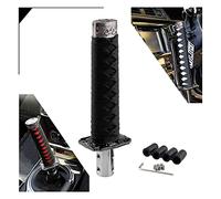 Pomo de palanca de cambios con diseño de empuñadura de espada samurái, pomo de palanca de marchas de metal pesado con forma de empuñadura de katana, con orificio de 12 mm, universal para coches