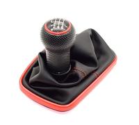 Pomo de palanca de cambios de 12 mm, 5/6 velocidades, palanca de cambios de coche, repuesto para VW 1999-2004 Golf 4 IV MK4 GTI R32 para Bora para Jetta MT palanca de cambios (color: 1 6 velocidades)