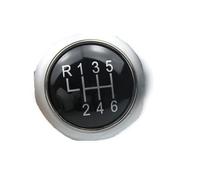 Pomo de palanca de cambios de 5/6 velocidades para Audi A4 B6-B8 A6 S4 8K A5 8T Q5 8R S Line Seat 6J Leon para piezas de coche de golf Passat B6 B7 (R123456 plateado)
