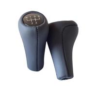 Pomo de palanca de cambios de 5/6 velocidades para BMW Serie 1 3 5 6 E30 E32 E34 E36 E38 E39 E46 E53 E60 Accesorios interiores Corto 5 (cuero-5)