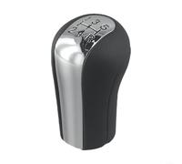 Pomo de palanca de cambios de 5/6 velocidades para coches Toyota, incluyendo para Corolla Verso para Rav4 para Yaris Aygo acabado de metal de cuero (5 velocidades)