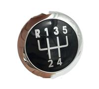 Pomo de palanca de cambios de 5/6 velocidades para palanca de cambios, emblema, funda para Volkswagen se adapta a VW Passat B6 2005-011 piezas de coche (6 velocidades) (5 velocidades)