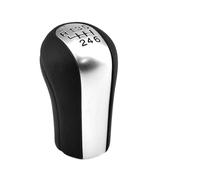 Pomo de palanca de cambios de 5 velocidades/6 marchas para Toyota, se adapta a Corolla, se adapta a Verso RAV4, se adapta a AVENSIS se adapta a Yaris (cromo, 5 velocidades) (6 velocidades/plateado