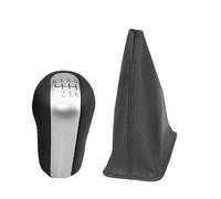 Pomo de palanca de cambios de 5 velocidades/6 marchas para Toyota, se adapta a Corolla, se adapta a Verso RAV4, se adapta a Avensis, se adapta a Yaris (plateado mate a prueba de polvo, 6 velocidades)